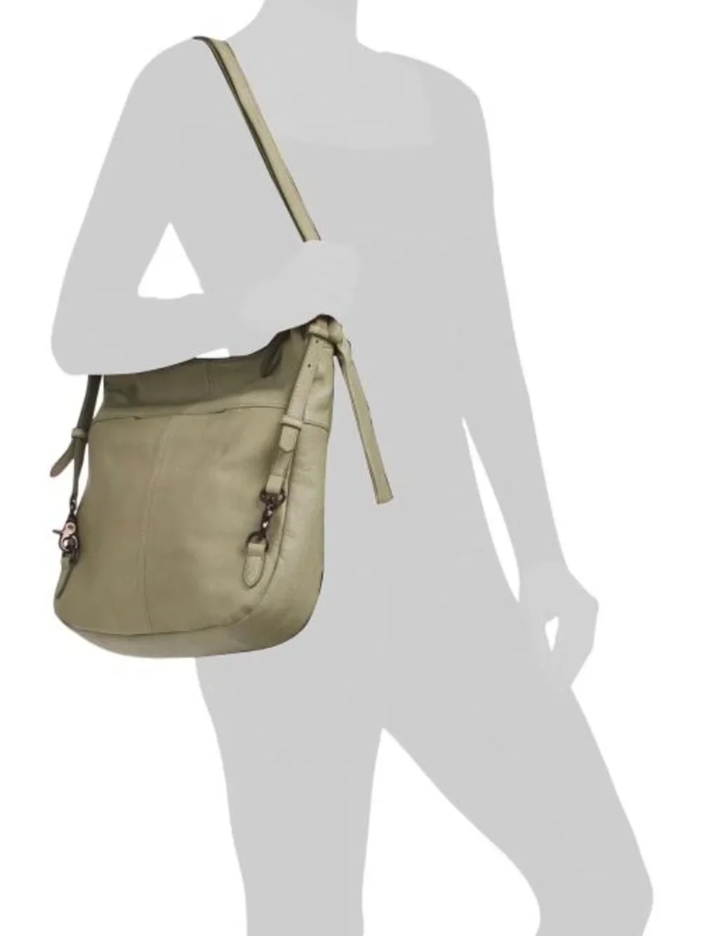 FRYE Leather Nora Hobo Backpack